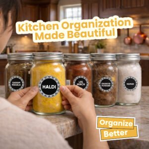 Pantry & Jar Labels – Set of 24