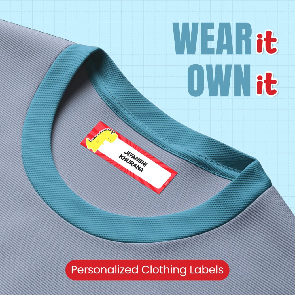 Cartoon Clothes Label-Dinosaur (Pack of 15)