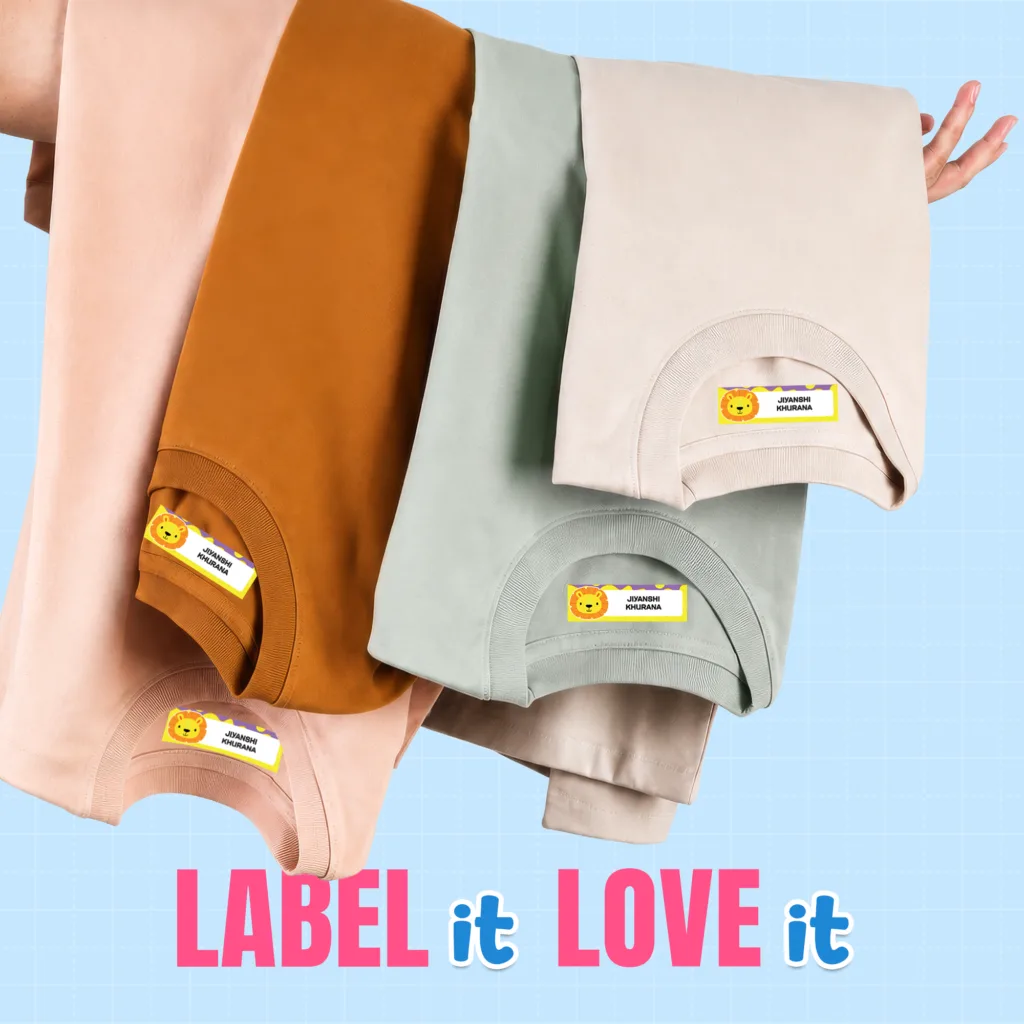 Cartoon Clothes Label-Wild Animal 1