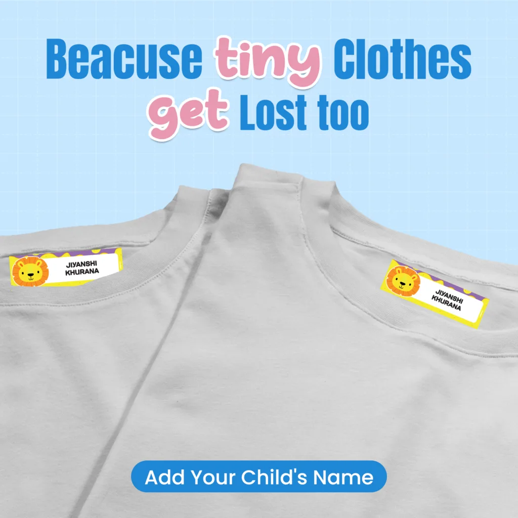Cartoon Clothes Label-Wild Animal 5