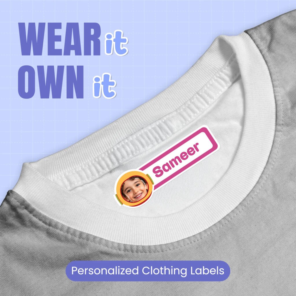 Premium Clothes Label-Space Helmet (Pack of 15)