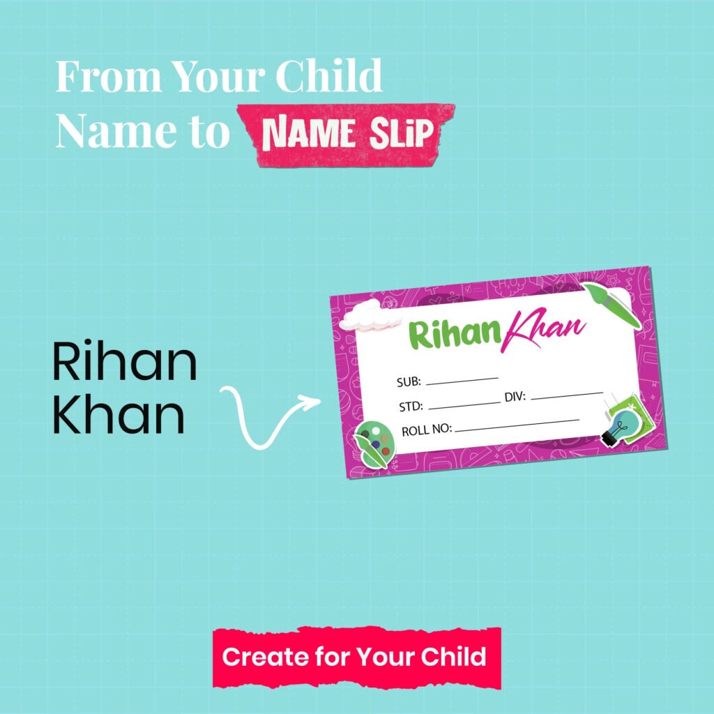 Standard Name Slips - Stationary (Pack of 40)