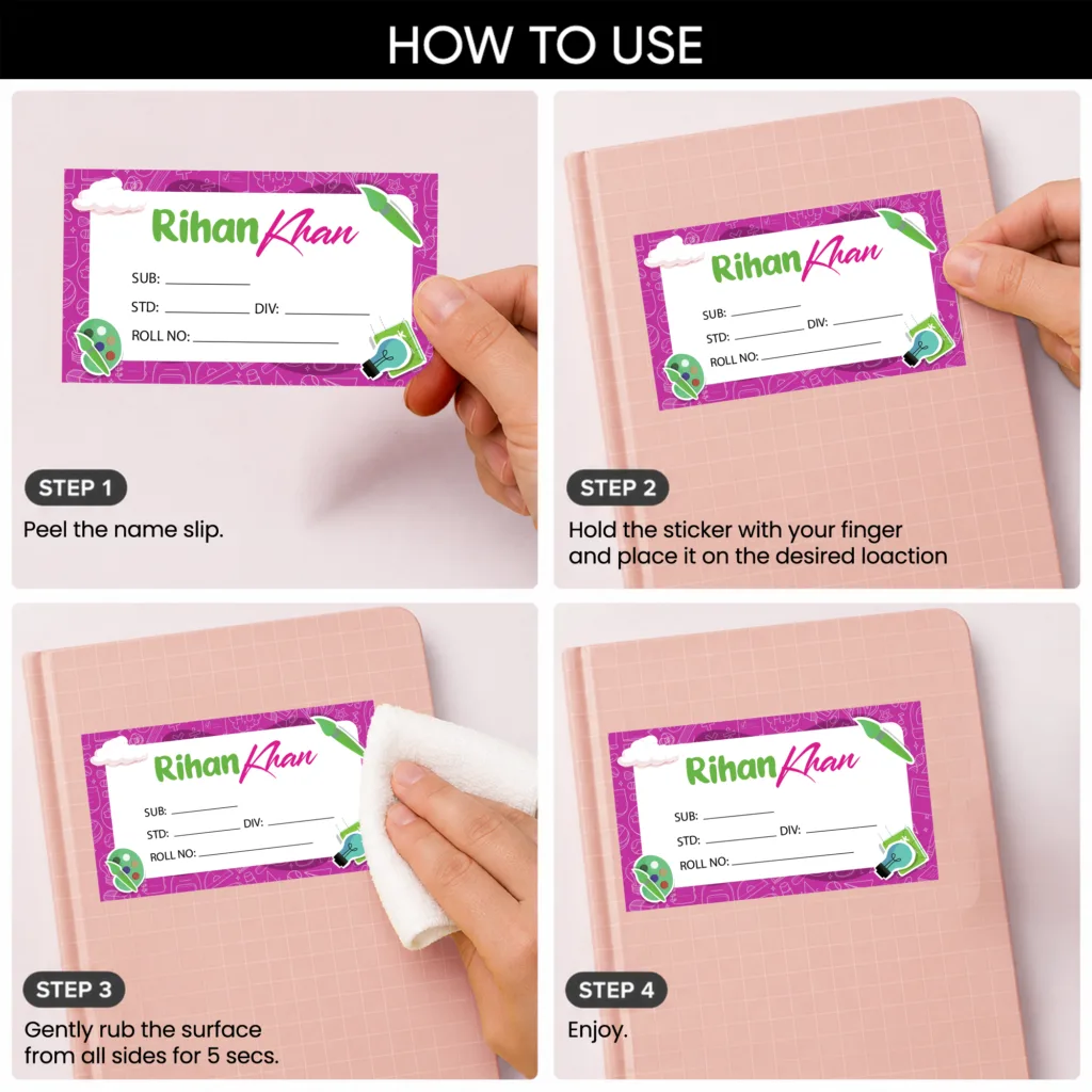 Standard Name Slips-Stationary 4