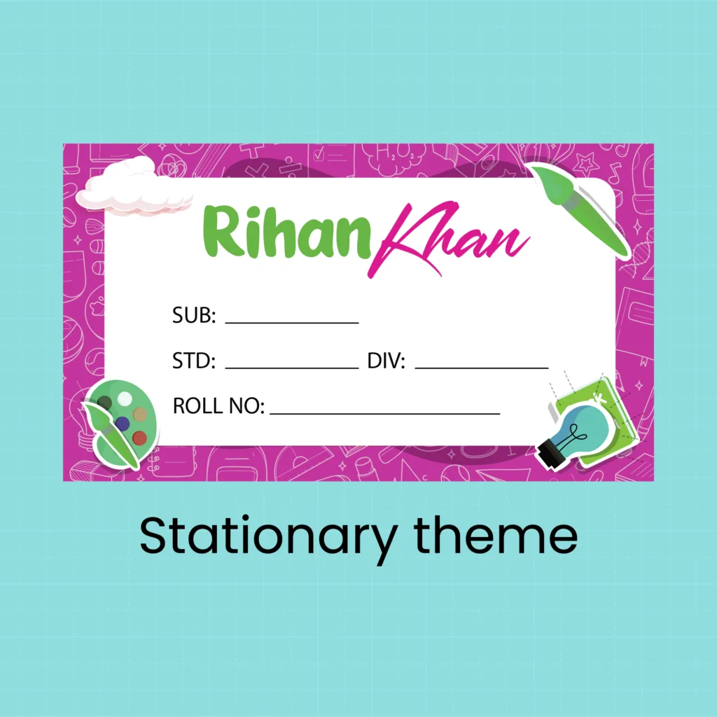 Standard Name Slips-Stationary 6