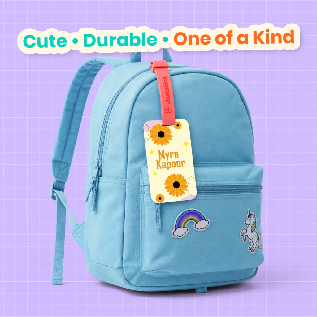 Standard bag tag - Flower 4