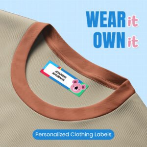 Cartoon Clothes Label-Wild Animal (Pack of 15)