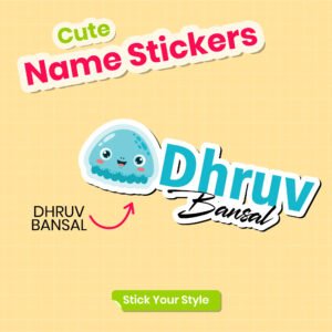 Cartoon Ink Transfer Sticker-Animal Faces (Pack of 15)