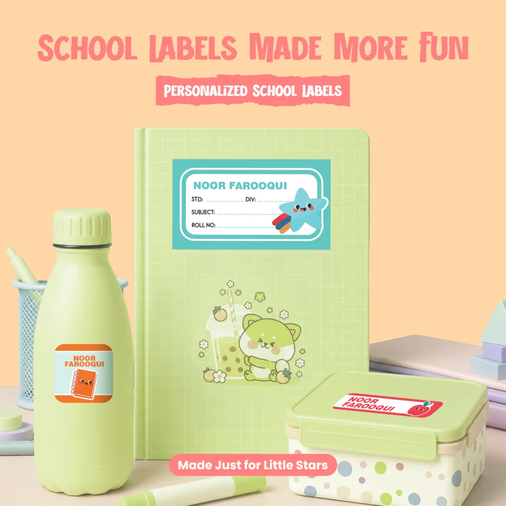 Cartoon Name Slip-Stationery Cute Face 2