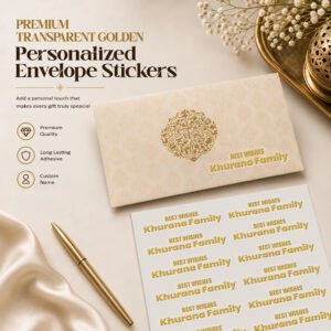 Gift For Family - Gold (4 Sheets)