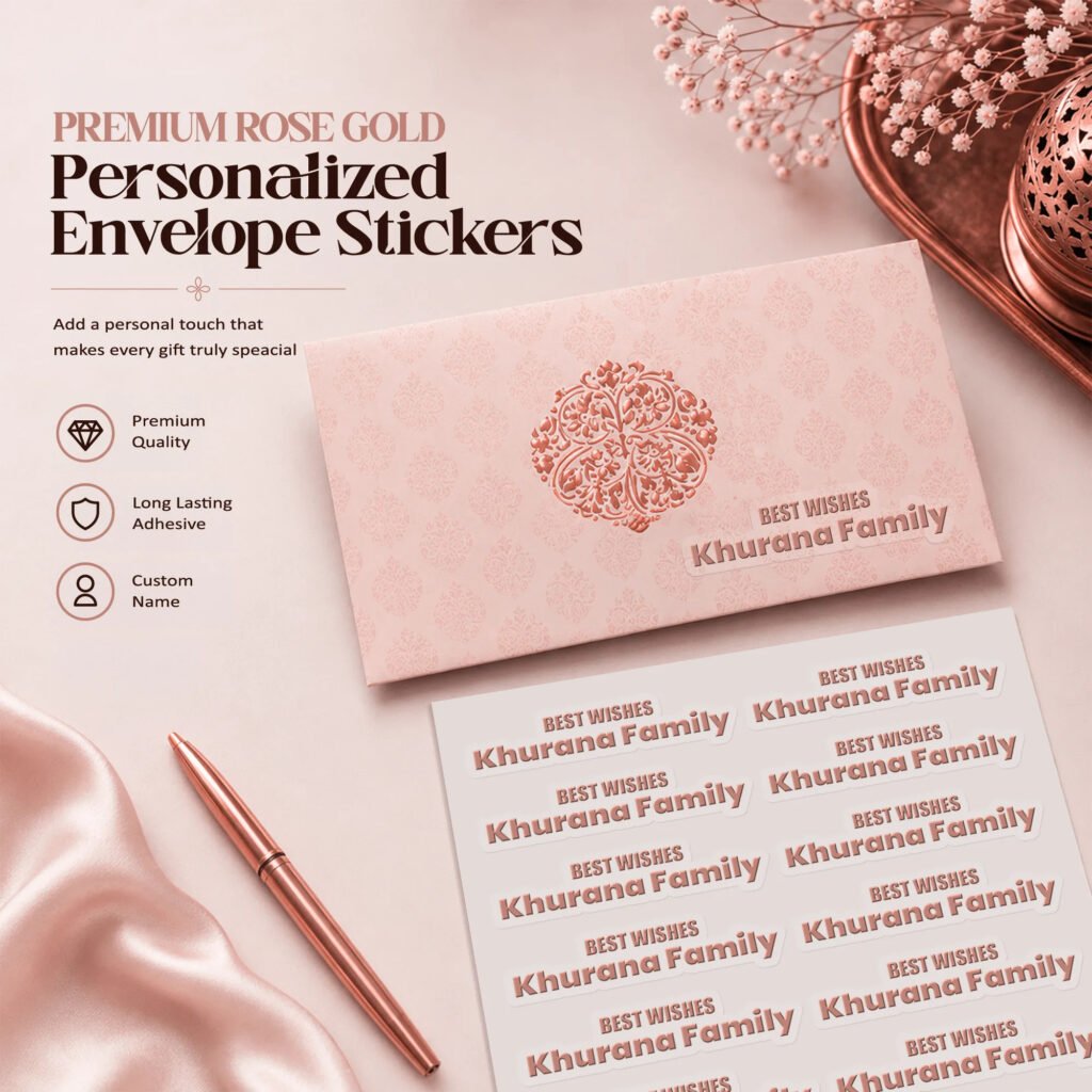 Gift For Family - Rose Gold (4 Sheets)