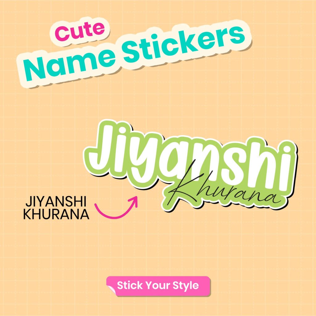 Ink Transfer Standard Sticker – Style1 (Pack of 18)
