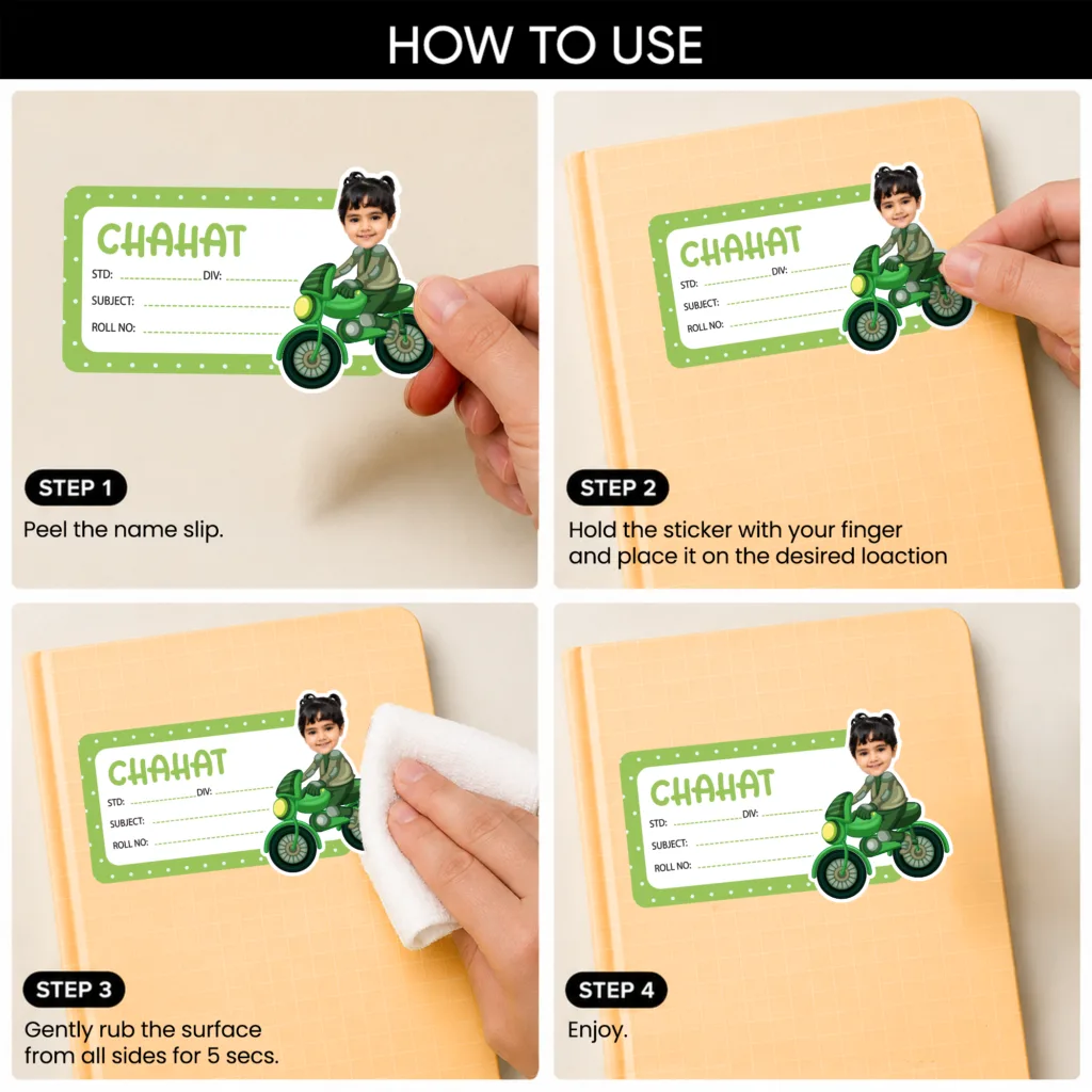 Premium Photo Name Slip-Moterbike 5