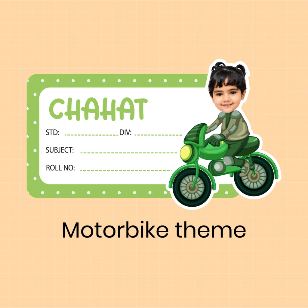Premium Photo Name Slip-Moterbike 6