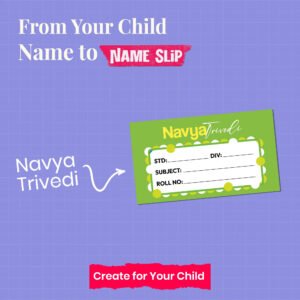 Standard Name Slips-Circle Pattern (Pack of 40)