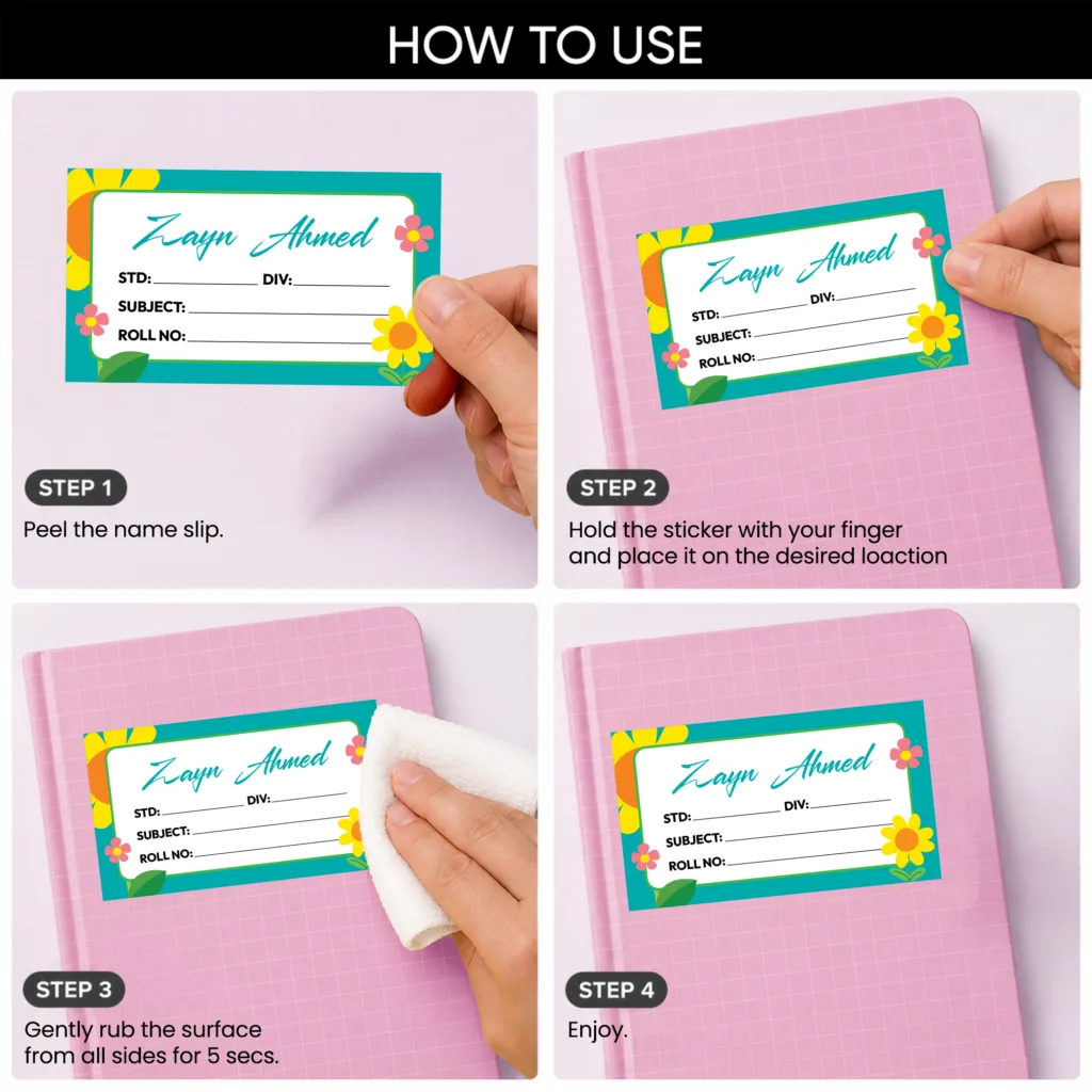 Standard Name Slips-Flower 4