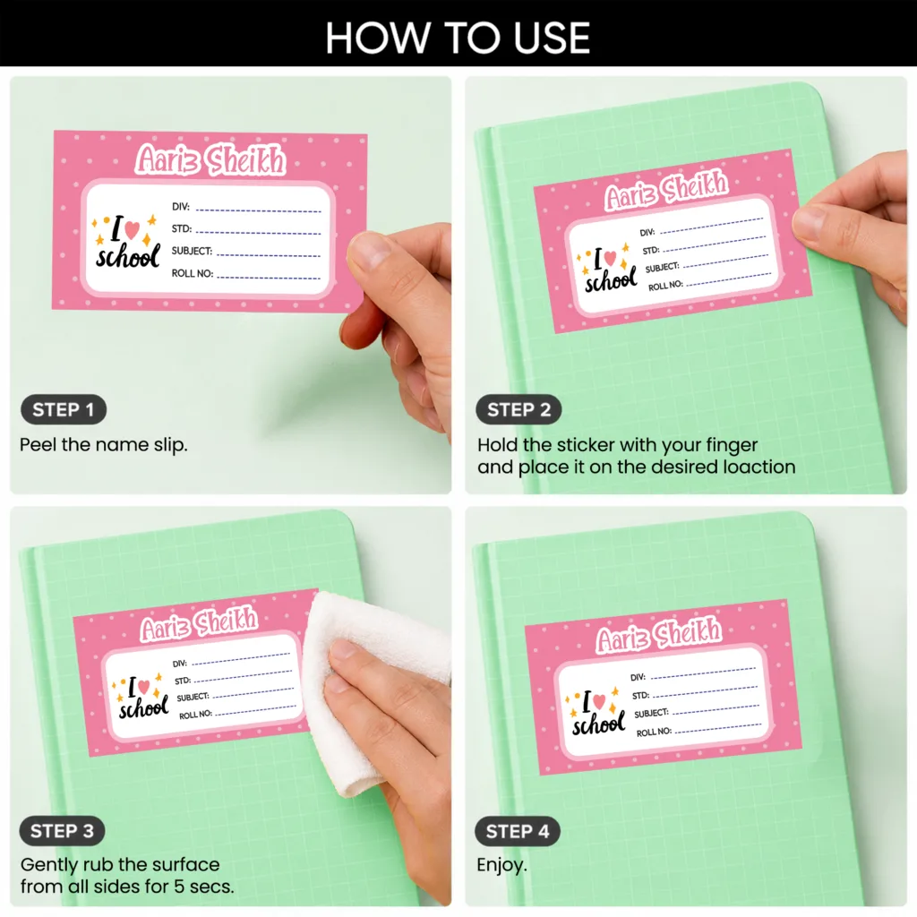 Standard Name Slips-Polka Dots 4